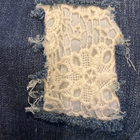 Cat & Jack Super Stretch  Distressed Jegging size 18 plus Adjustable Waist NWT - Picture 7 of 9